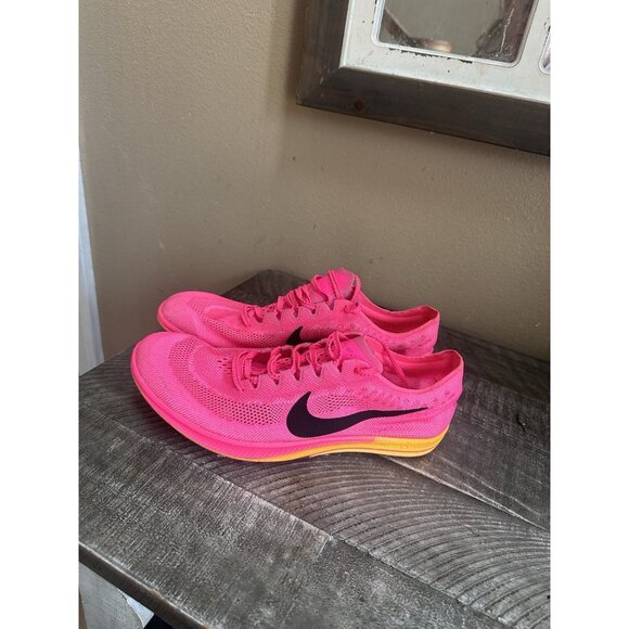 New Nike ZoomX Dragonfly Track Spikes Hyper Pink CV0400-600 Mens 8.5  Womens 10 - Picture 1 of 5